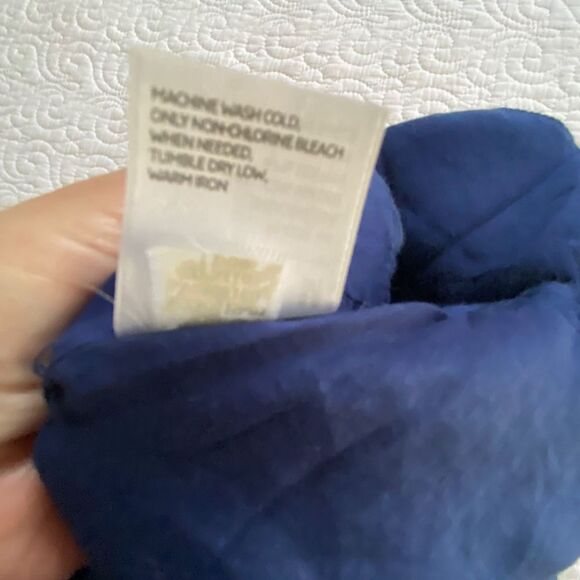 Old Navy Blue Mini Skirt M Elastic Waist Casual 2 Pockets - Picture 8 of 9